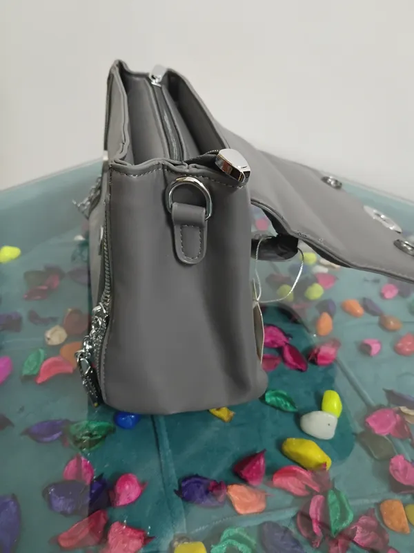 Grey_Metallic_Velvet_Structured_Handbag_For_Women