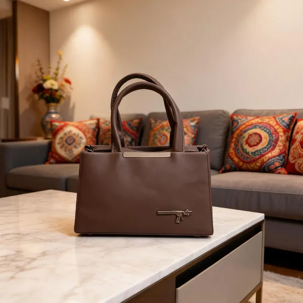Brown_Faux_Leather_Structured_Tote_Handbag_For_Women