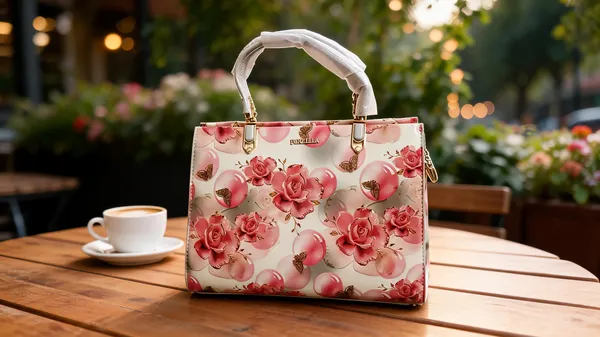 Pink_Faux_Leather_Floral_Structured_Handbag_For_Women