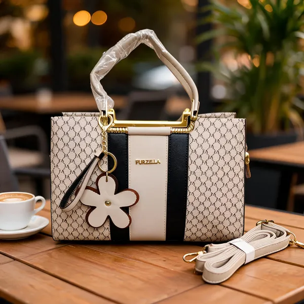 Beige_Faux_Leather_Printed_Tote_Handbag_For_Women