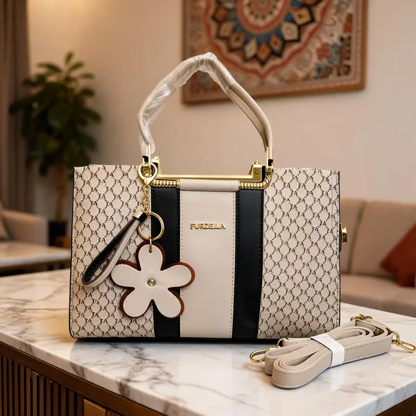 Beige_Faux_Leather_Printed_Tote_Handbag_For_Women