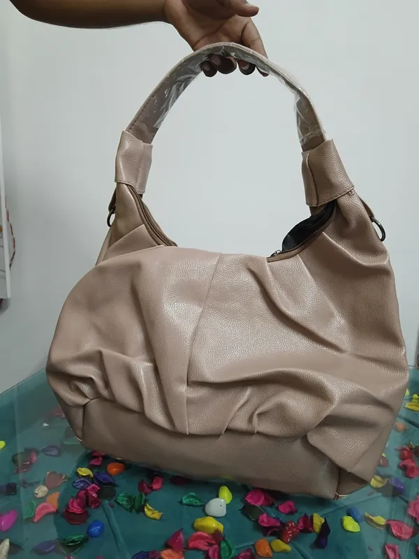 Taupe_Synthetic_Leather_Hobo_Handbag_For_Women