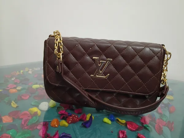 Brown_Synthetic_Leather_Quilted_Chain_Strap_Shoulder_Bag_For_Women