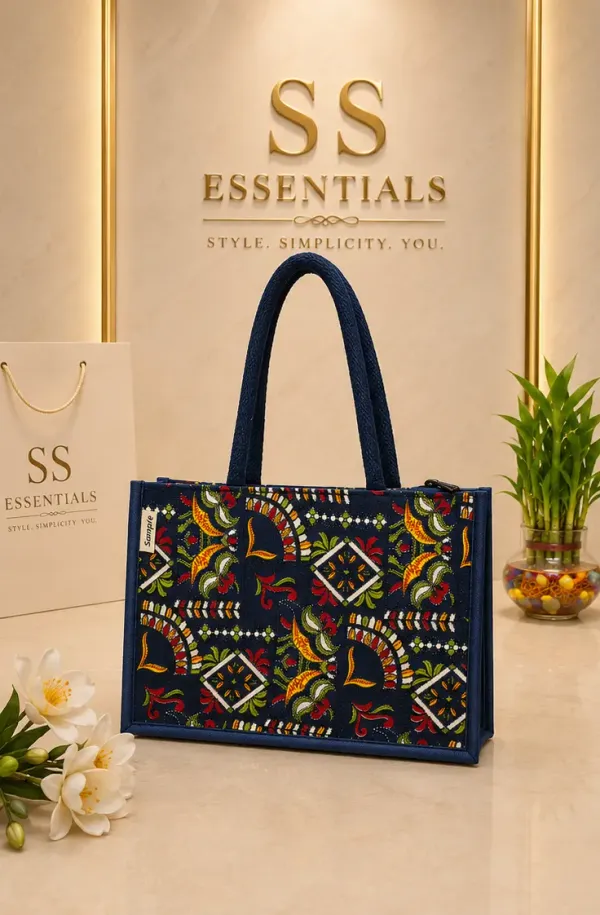 Navy_Blue_Jute_Cotton_Printed_Tote_Bag_For_Women