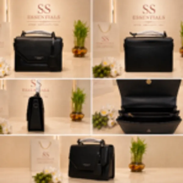 Black_Pure_Leather_Flap_Structured_Handbag_For_Women