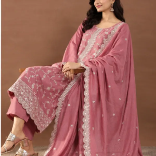 Pink_Rayon_Straight_Embroidered_Kurta_Set_For_Women
