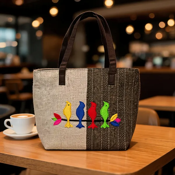 Multicolour_Jute_Cotton_Bird_Embroidered_Tote_Bag_For_Women