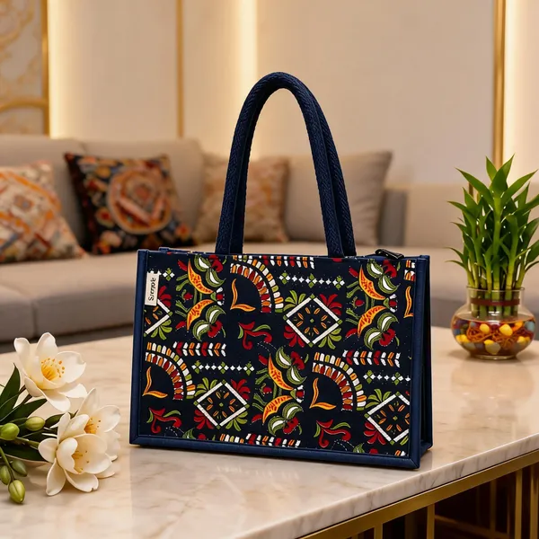 Navy_Blue_Jute_Cotton_Printed_Tote_Bag_For_Women
