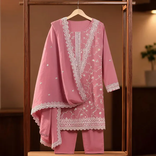 Pink_Rayon_Straight_Embroidered_Kurta_Set_For_Women