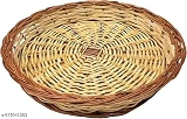 Bcf_Round_Cane_Bamboo_Wicker_Baskets_Storage_Baskets_Shelf_Baskets_Multipurpose_Baskets_For_Kitchen_16x16_Inch_Medium