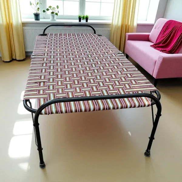 Bcf_Multicolor_3x6_Feet_Portable_Metal_Iron_Folding_Bed_Iron_Cot_Foldable_Bed_Frame_Portable_Bed_Cot_Camp_Bed_Guest_Bed_Folding_Painted_Single