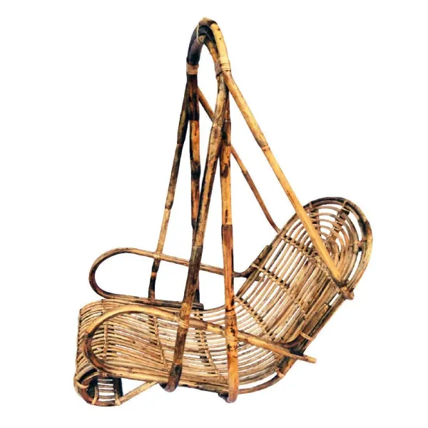 Single_Seater_Cane_Wood_Swing_Chair_With_Cushion_And_Chain