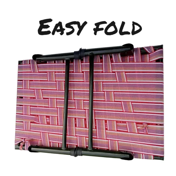 Folding_Dog_Bed_Cot_With_Sturdy_Iron_Frame_42_X_24_Inch_Elevated_Breathable_Pet_Charpai_With_6_Leg_Support_Multicolor