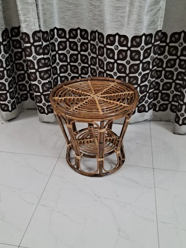 Handcrafted_Cane_Coffee_Round_Table_25_H_Rattan_Centre_Table_For_Living_Room