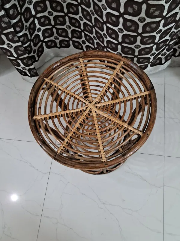 Handcrafted_Cane_Coffee_Round_Table_25_H_Rattan_Centre_Table_For_Living_Room