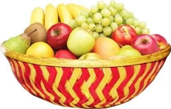 Craftcane_Bamboo_Basket_For_Home_Kitchen_Vegetable_Basket_Fruit_Basket_Flower_Basket_Wedding_Festival_Gift_Packaging_Hotel_Room_Basket_Pack_Of5_Size_9_X_3