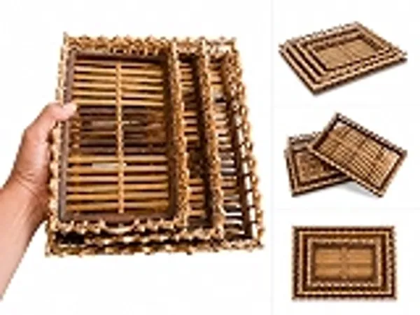 Set_Of_3_Bcf_Bamboo_Craft_Handcrafted_Wooden_Serving_Tray_With_Diagonal_Stripe_Pattern_Dark_And_Light_Wood_2_Side_Handles