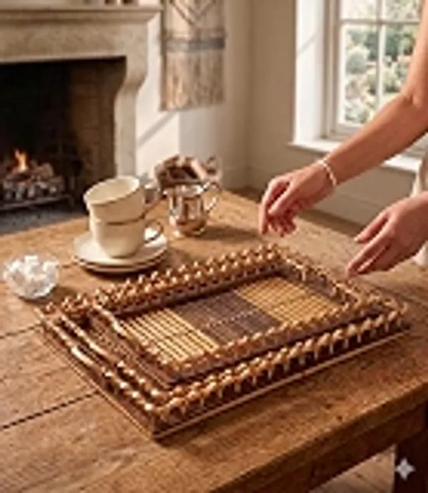 Set_Of_3_Bcf_Bamboo_Craft_Handcrafted_Wooden_Serving_Tray_With_Diagonal_Stripe_Pattern_Dark_And_Light_Wood_2_Side_Handles