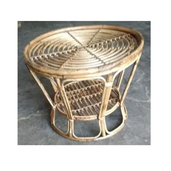 Rattan_Cane_Round_Classic_Side_Table_Coffee_Table_Piece