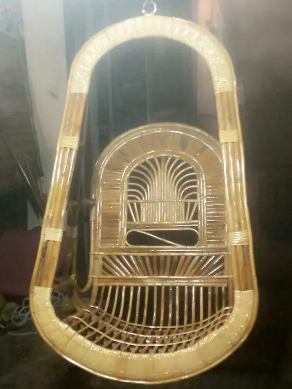 Cane_Swing_Chair_With_Cushion_Sun
