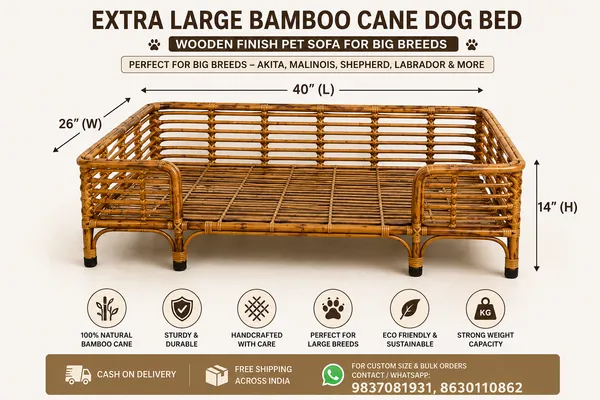Extra_Large_Bamboo_Cane_Dog_Bed_40_X_26_Inch_Handcrafted_Rattan_Pet_Sofa_With_Foam_Mattress_Wooden_Finish_Heavy_Duty_Bed_For_Large_Dogs_Akita_Belgian_Malinois_German_Shepherd_Labrador