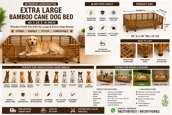 Extra_Large_Bamboo_Cane_Dog_Bed_40_X_26_Inch_Handcrafted_Rattan_Pet_Sofa_With_Foam_Mattress_Wooden_Finish_Heavy_Duty_Bed_For_Large_Dogs_Akita_Belgian_Malinois_German_Shepherd_Labrador