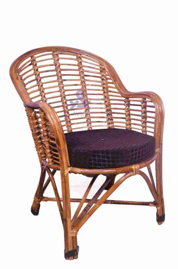 Bamboo_Cane_Chair_For_Home_Office_Garden_Balcony_With_Table_Set_Of_2_With_Table