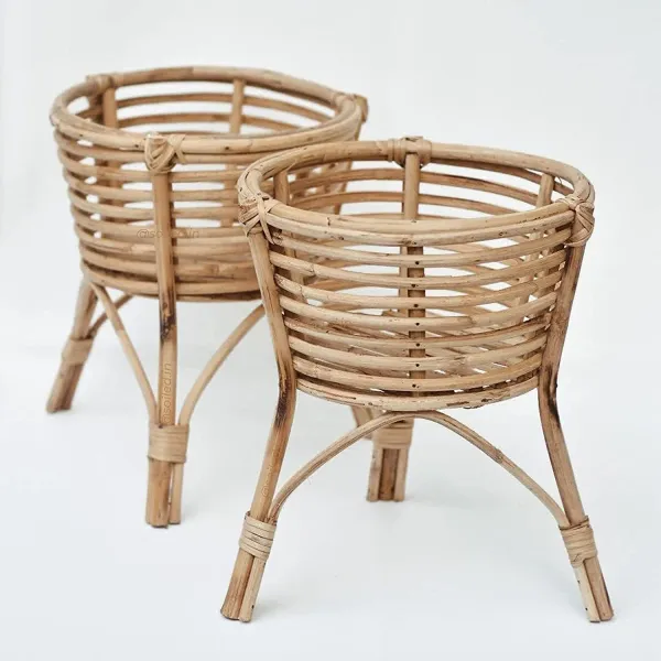 Cane_Bamboo_Planter_Stand_Set_Of_2_For_Indoor_Garden