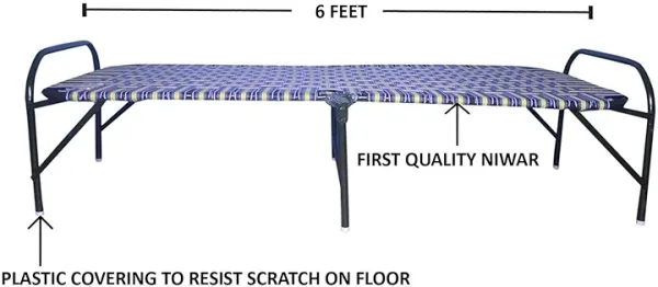 Bcf_Multicolor_3x6_Feet_Portable_Metal_Iron_Folding_Bed_Iron_Cot_Foldable_Bed_Frame_Portable_Bed_Cot_Camp_Bed_Guest_Bed_Folding_Painted_Single