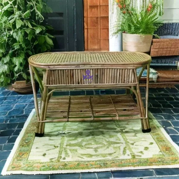 Rattan_Cane_Weaving_Oval_Table