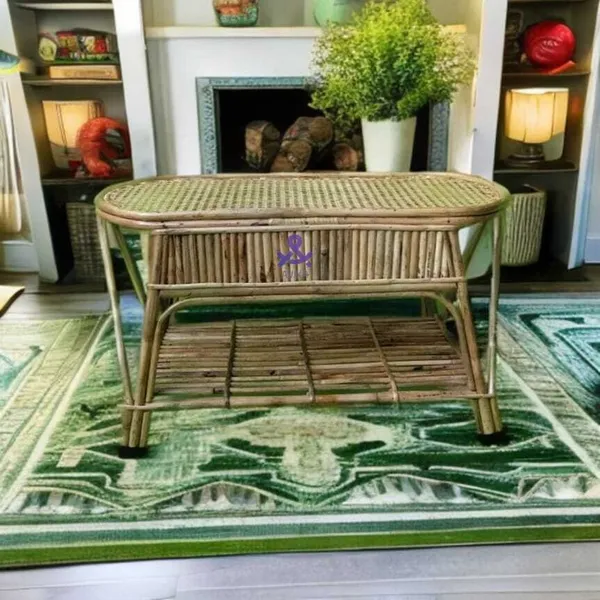 Rattan_Cane_Weaving_Oval_Table