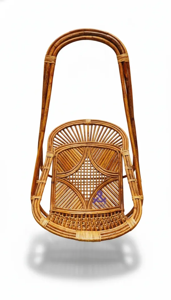 Bamboo_Cane_Swing_Chair_For_Adults_With_Chain_And_Cushion