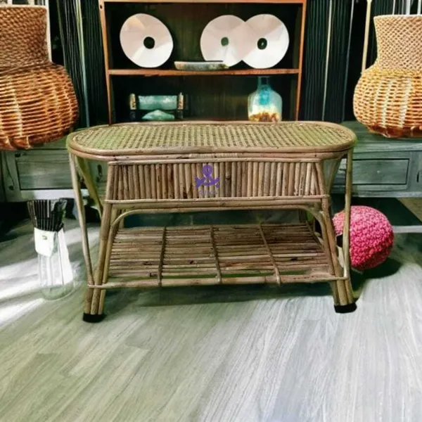 Rattan_Cane_Weaving_Oval_Table