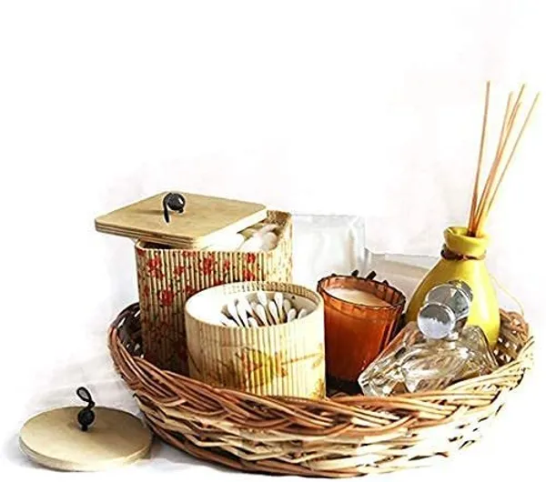 Multipurpose_Cane_Basket_Round_Shape_9_Inch_Brown_Pack_Of_4_Handwoven_Eco_Friendly_Storage_Basket_For_Fruits_Bread_Kitchen_Dining_Home_Decor_Gift_Picnic_Organizing_Natural_Bamboo_Cane