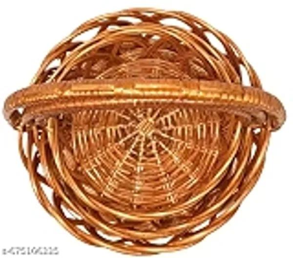 Bcf_Round_Jali_Deep_Handle_Basket_For_Hamper_Dry_Fruit_Fruit_Chocolate_Wedding_Gifts_Packings_Multipurpose_Cane_Bamboo_Wicker_Shelf_Baskets_Storage_Basket_Size_7_8_9_In