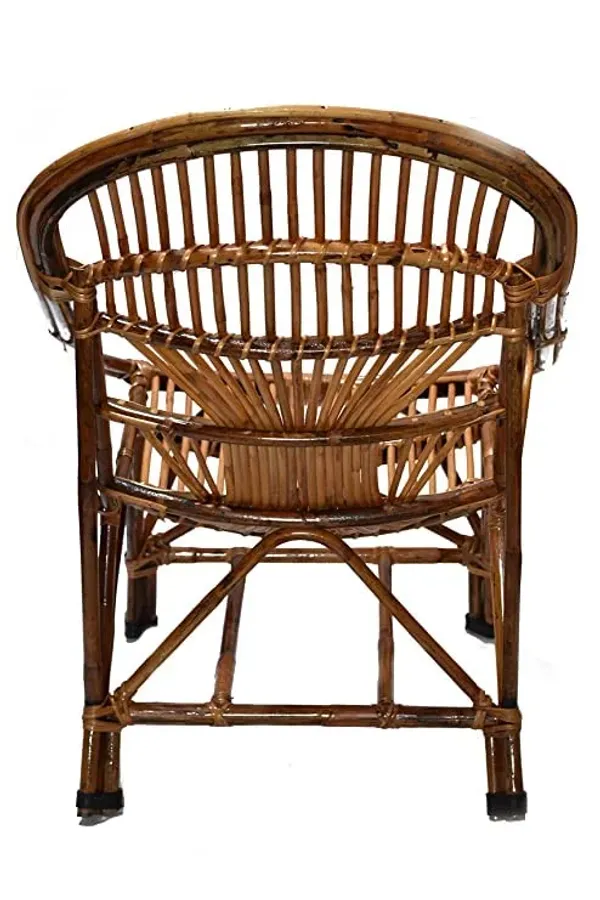 Bamboo_Cane_Lawn_Chair_Perfect_For_Balcony_Garden_Office_Indoor_Outdoor_Use_With_Cushion