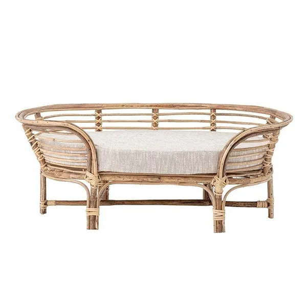 Handcrafted_Bamboo_Cane_Pet_Bed_With_Foam_Mattress_36_X_21_Inch_Raised_Dog_Cat_Sofa_With_Multicolor_Cushion