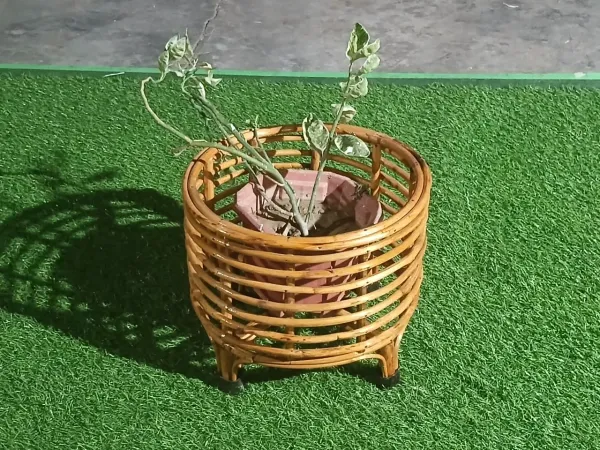 Handmade_Cane_Bamboo_Planter_Stand_12x12x13_Inches_Natural_Finish_For_Home_Garden_Balcony_Living_Room_Decor