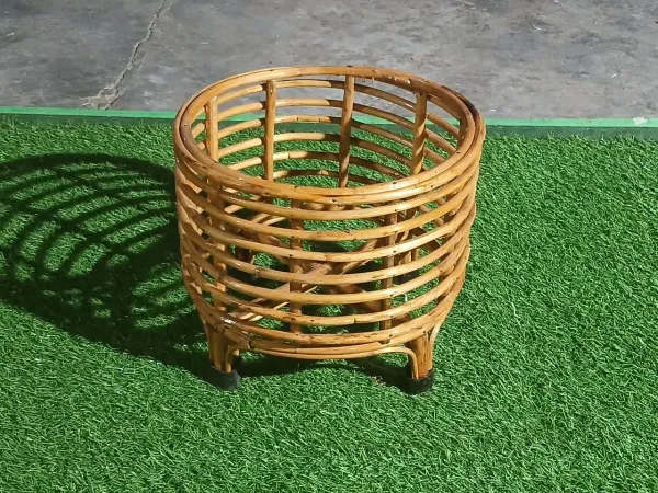 Handmade_Cane_Bamboo_Planter_Stand_12x12x13_Inches_Natural_Finish_For_Home_Garden_Balcony_Living_Room_Decor