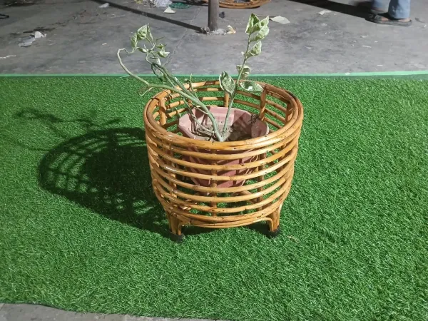 Handmade_Cane_Bamboo_Planter_Stand_12x12x13_Inches_Natural_Finish_For_Home_Garden_Balcony_Living_Room_Decor