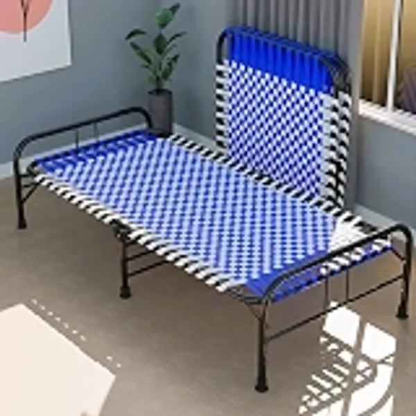 Bcf_Portable_Folding_Bed_3x6_Feet_Bed_Size_With_Heavy_Duty_Metal_Frame_Foldable_Bed_Space_Saving_Bed_Frame_Khat_Cot_For_Sleeping_Guest_Easily_Storable_Synthetic_Stripe