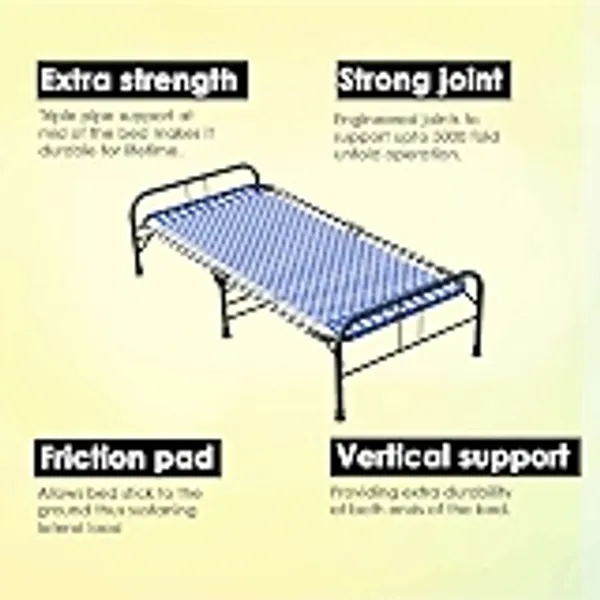 Bcf_Portable_Folding_Bed_3x6_Feet_Bed_Size_With_Heavy_Duty_Metal_Frame_Foldable_Bed_Space_Saving_Bed_Frame_Khat_Cot_For_Sleeping_Guest_Easily_Storable_Synthetic_Stripe