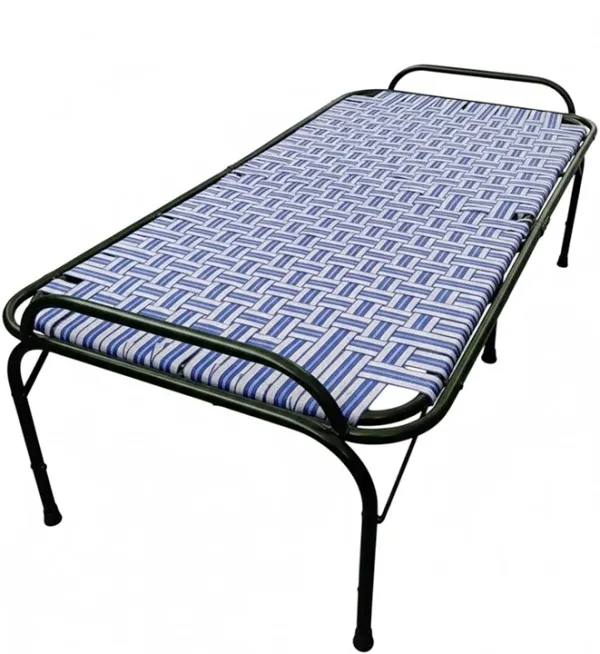 Double_Pipe_Folding_Bed_For_Sleeping_Double_Size_A1_Niwar_6_Leg_Supports_Unique_Design_Heavy_Duty_Metal_Frame_Portable_Multipurpose_Lightweight