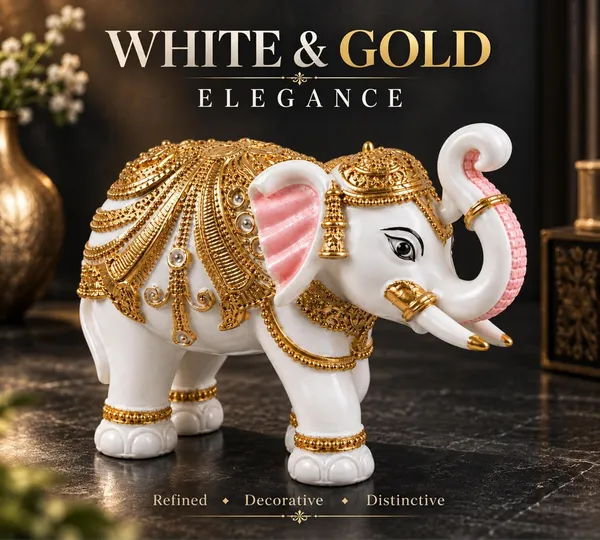 Handcrafted_Elephant_Showpiece_For_Home_Decor_Resin_Elephant_Statue_With_Trunk_Up_For_Good_Luck_Decorative_Elephant_Figurine_For_Office_Desk_Table_Shelf_Decoration_Housewarming_Gift_10_7_Cm