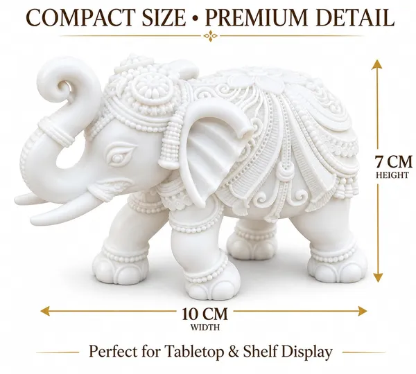 Handcrafted_Elephant_Showpiece_For_Home_Decor_Resin_Elephant_Statue_With_Trunk_Up_For_Good_Luck_Decorative_Elephant_Figurine_For_Office_Desk_Table_Shelf_Decoration_Housewarming_Gift_10_7_Cm