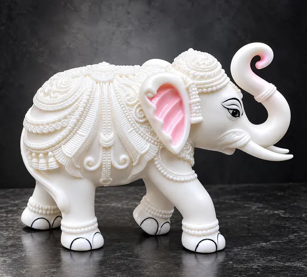 Handcrafted_Elephant_Showpiece_For_Home_Decor_Resin_Elephant_Statue_With_Trunk_Up_For_Good_Luck_Decorative_Elephant_Figurine_For_Office_Desk_Table_Shelf_Decoration_Housewarming_Gift_13_9_Cm