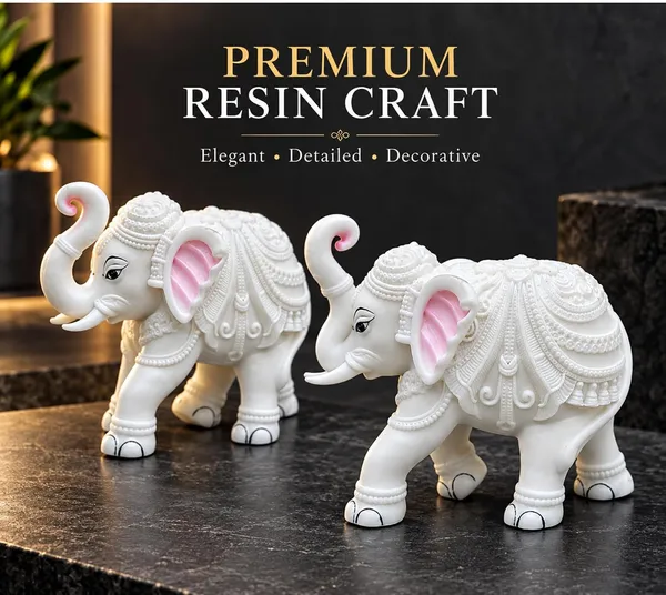 Elephant_Showpiece_For_Home_Decor_Set_Of_2_Handcrafted_Premium_Resin_Elephant_Statue_Trunk_Up_For_Good_Luck_Decorative_Showpiece_For_Office_Desk_Living_Room_Table_Gift_White_Pink_10_7_Cm