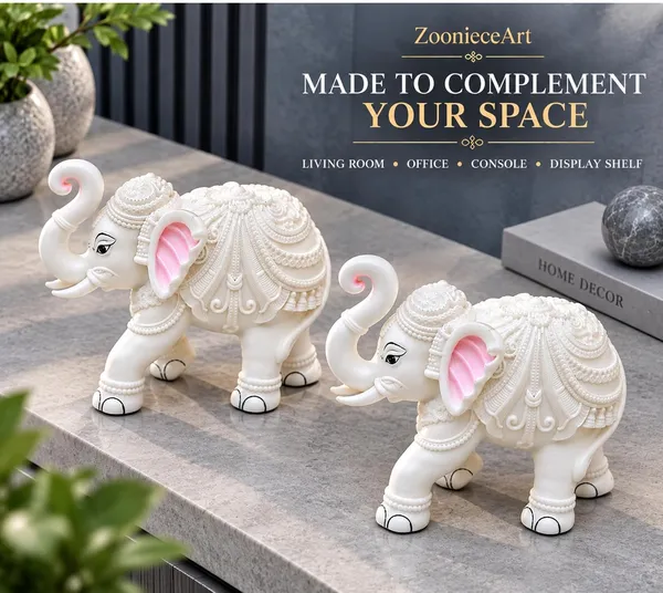 Elephant_Showpiece_For_Home_Decor_Set_Of_2_Handcrafted_Premium_Resin_Elephant_Statue_Trunk_Up_For_Good_Luck_Decorative_Showpiece_For_Office_Desk_Living_Room_Table_Gift_White_Pink_10_7_Cm