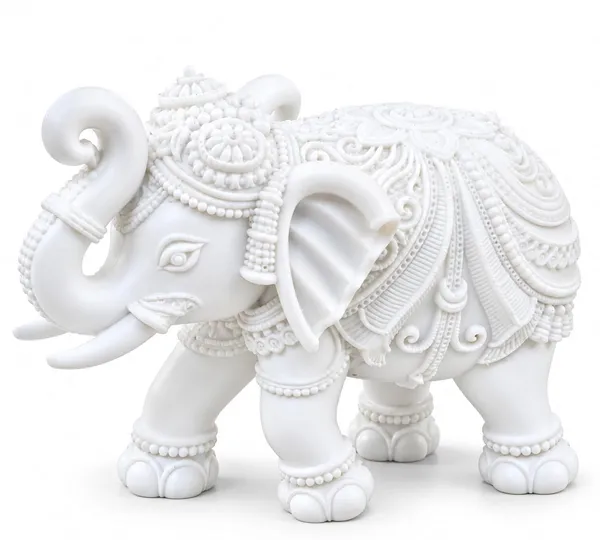 Handcrafted_Elephant_Showpiece_For_Home_Decor_Resin_Elephant_Statue_With_Trunk_Up_For_Good_Luck_Decorative_Elephant_Figurine_For_Office_Desk_Table_Shelf_Decoration_Housewarming_Gift_13_9_Cm
