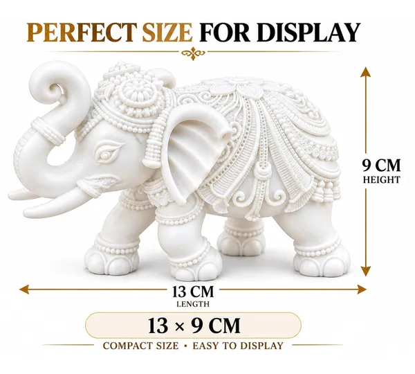 Handcrafted_Elephant_Showpiece_For_Home_Decor_Resin_Elephant_Statue_With_Trunk_Up_For_Good_Luck_Decorative_Elephant_Figurine_For_Office_Desk_Table_Shelf_Decoration_Housewarming_Gift_13_9_Cm